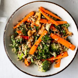 asian quinoa salad