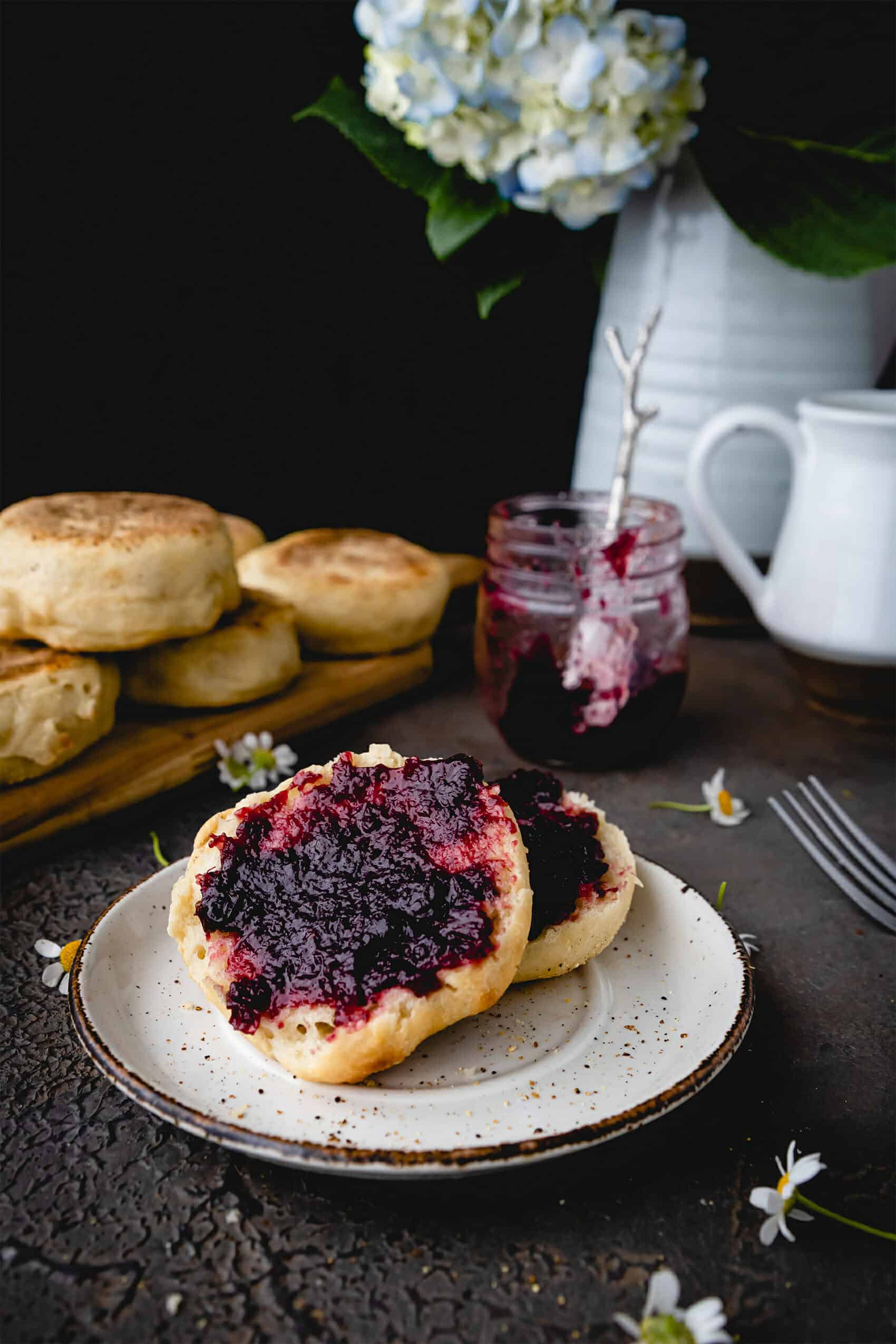How to Make Vegan English Muffins – Garlic Head