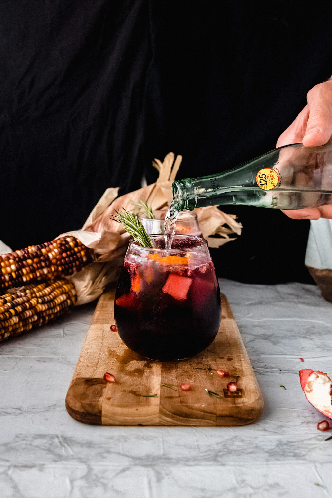 Spooky Traditional Dark Red Sangria – Garlic Head